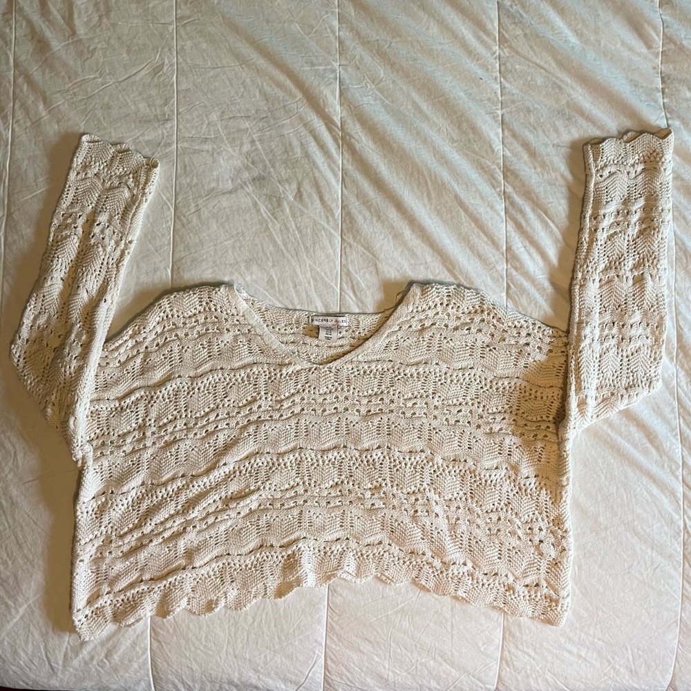 Cream woven top(size XS)